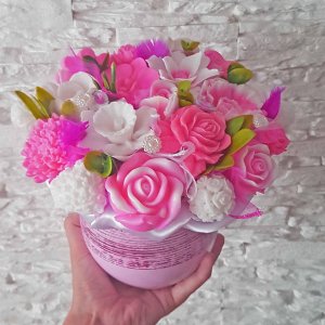 Izvirni šopek mila - roza